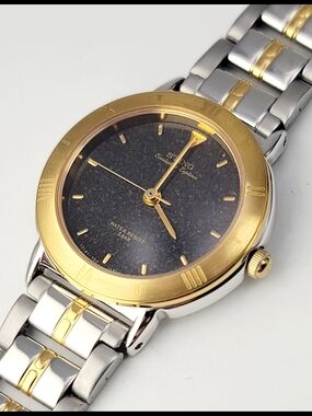 Vintage Casio Sting STN-612 Women’s Two-Tone Japan Quartz Watch
